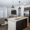 kitchen with an island